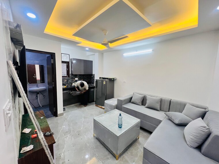 Living Room, saket 1 Bedroom 350 Sq.Ft. Builder Floor In Saket Delhi 9617751