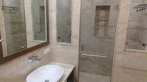 Bathroom in 4 BHK Builder Floor at Green Park – for Rent