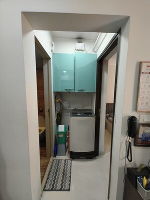 Attached Bathroom in 1 BHK Apartment at Lodha Quality Home Tower 5, Majiwada – for Rent