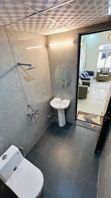 Attached Bathroom in 2 BHK Builder Floor at Hark Sai Homes, Sector 49 – for Sale