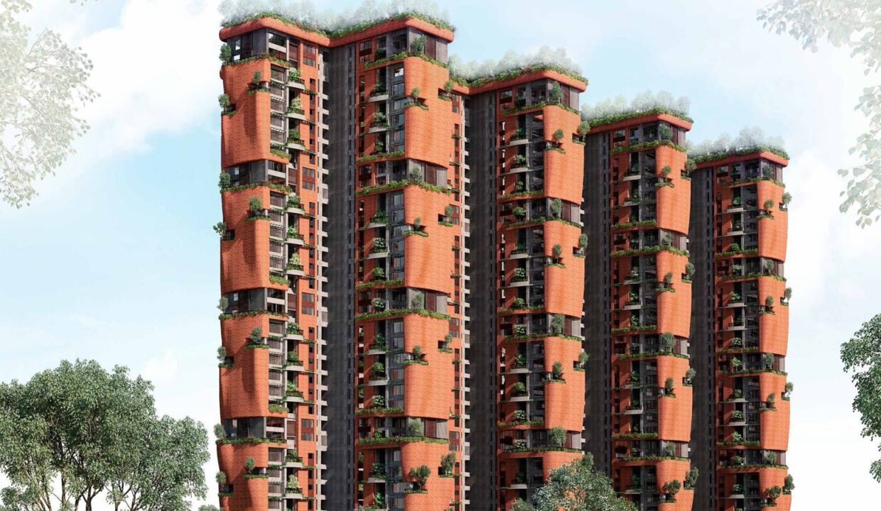 3 BHK + Pooja Room 2305 Sq.Ft. Apartment in Total Environment In That Quiet Earth