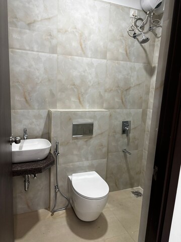 Bathroom in 2 BHK Apartment at Raymond Aashiyana, Vartak Nagar – for Rent