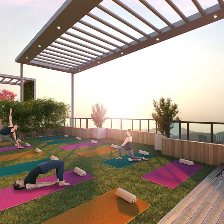 Terrace, level-the-residences 2 Bedroom 703 Sq.Ft. Apartment In Kadam Nagar Mumbai 9618072