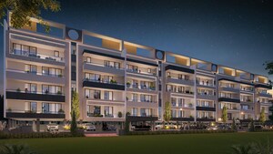 3 BHK Apartment – Exterior View View at Vip Road - for Sale