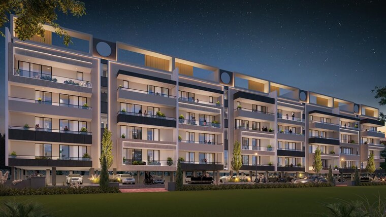 Exterior View, vip road 3 Bedroom 2070 Sq.Ft. Apartment In Vip Road Zirakpur 9618060