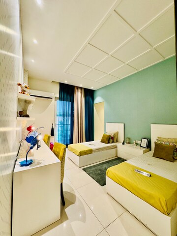 Living Room in 3 BHK Apartment at Vip Road – for Sale