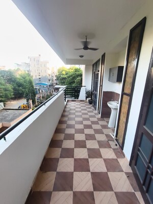 Balcony in 4 BHK Apartment at Shasi Estate Apartment, Sector 31 – for Rent