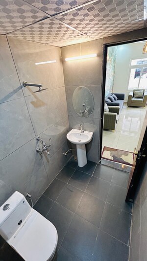 Bathroom in 2 BHK Builder Floor at Hark Sai Homes, Sector 49 – for Sale