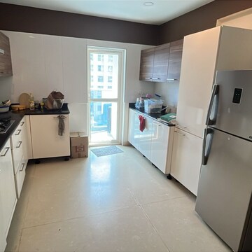 Kitchen in 1 RK Apartment at Golf Edge, Nanakramguda – for Rent