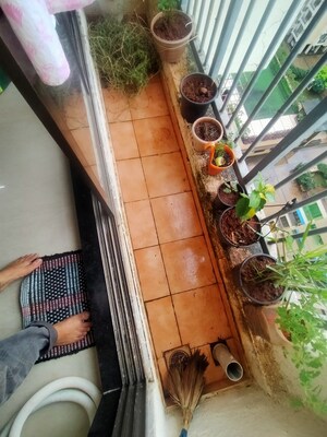 Balcony in 1 BHK Apartment at Ekta Parksville Phase 2, Virar West – for Sale