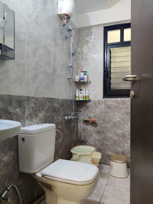 Bathroom in 2.5 BHK Apartment at Magarpatta Nanded City Sargam, Sinhagad – for Rent