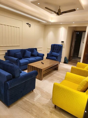 Living Room in 2 BHK Apartment at Freedom Fighters Enclave – for Rent