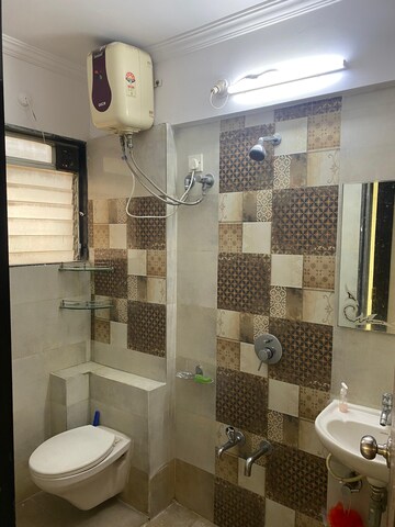 Attached Bathroom in 2 BHK Apartment at Harmony Horizons, Ghodbunder Road – for Rent