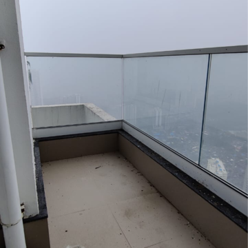 Balcony in 4 BHK Apartment at Omkar Alta Monte, Laxman Nagar – for Sale