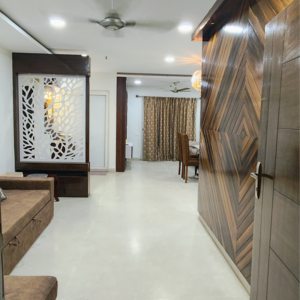 Living Room in 2 BHK Apartment at Golf Edge, Nanakramguda – for Rent