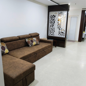 Living Room in 2 BHK Apartment at Golf Edge, Nanakramguda – for Rent