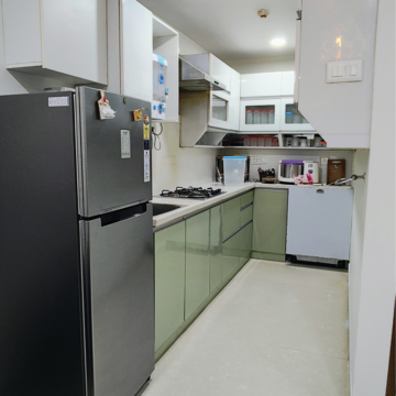 Kitchen in 2 BHK Apartment at Golf Edge, Nanakramguda – for Rent