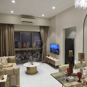 Living Room in 1 BHK Apartment at Paradigm Alaya, Oshiwara – for Sale