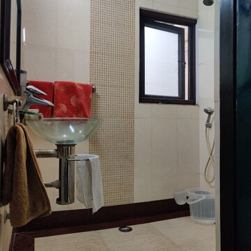 Bathroom in 2 BHK Builder Floor at Greater Kailash ii – for Rent