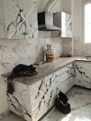 Kitchen in 1 BHK Builder Floor at Ansal Plaza Sector-23, Sector 23 – for Rent