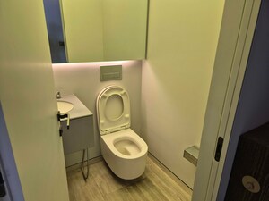 Bathroom in 3 BHK Apartment at Lodha The World Towers World One Tier 2, Worli – for Sale