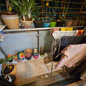 Balcony in 2 BHK Apartment at Bhoomi Ekta Garden Phase III, Khande Rao Dongari – for Rent