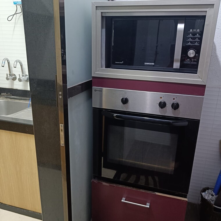 Kitchen, bhandari-43-privet-drive 3 Bedroom 1430 Sq.Ft. Apartment In Balewadi Pune 9618602