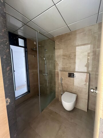 Bathroom in 3 BHK Apartment at Majestique Signature Towers, Balewadi – for Rent