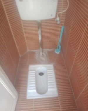 Bathroom in 1 RK Villa at Aliganj – for Rent