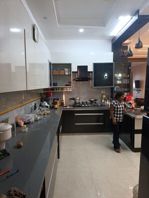 Kitchen in 2 BHK Builder Floor at RPS Palm Drive, Sector 88 – for Rent