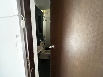 Bathroom in 1 BHK Apartment at Sanghvi Hills, Ghodbunder Road – for Rent