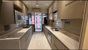 Kitchen in 4 BHK Apartment at Khar West – for Rent