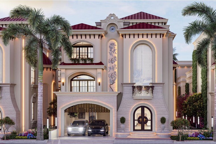 Exterior View, bbd-green-city 6+ Bedroom 7116 Sq.Ft. Villa In Gomti Nagar Lucknow 9619144