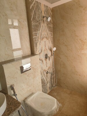 Bathroom in 2 BHK Apartment at Wadhwa TW Gardens, Kandivali East – for Rent