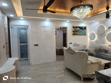 Living Room in 4 BHK Builder Floor at Vishwas Park – for Sale