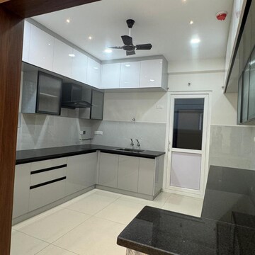 Kitchen in 3 BHK Apartment at Rajapushpa Provincia, Narsingi – for Rent