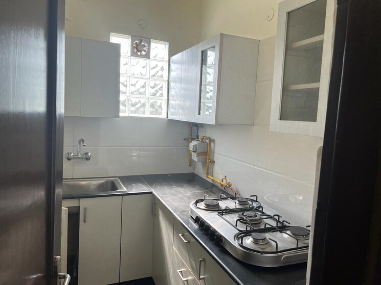 Kitchen, lajpat nagar ii 1 Bedroom 1000 Sq.Ft. Builder Floor In Lajpat Nagar ii Delhi 9619555