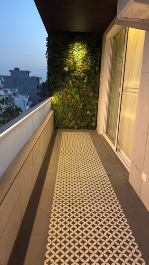 Balcony in 4 BHK Builder Floor at Panchkula Urban Estate – for Sale