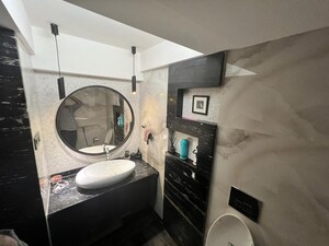 Attached Bathroom in 3 BHK Apartment at Omkar Belleza, Dadar West – for Sale