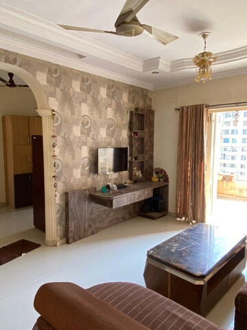 Living Room in 2.5 BHK Apartment at GK Rose County, Pimple Saudagar – for Sale