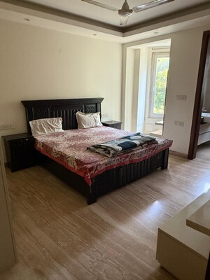 Bedroom in 3 BHK Builder Floor at Anand Niketan – for Rent
