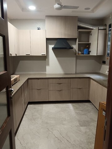 Kitchen in 3 BHK Builder Floor at Boutique Residential Apartments E-335, East Of Kailash – for Rent
