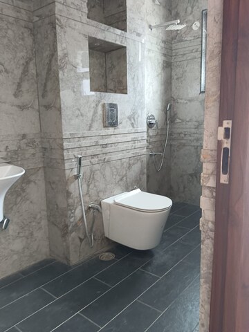 Bathroom in 3 BHK Builder Floor at Boutique Residential Apartments E-335, East Of Kailash – for Rent