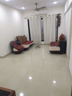 Living Room in 3 BHK Apartment at Hubtown Greenwoods, Vartak Nagar – for Rent