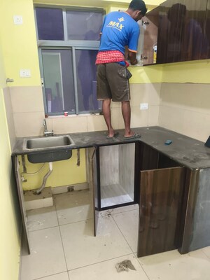 Kitchen in 2 BHK Apartment at Godrej Seven, Joka – for Rent