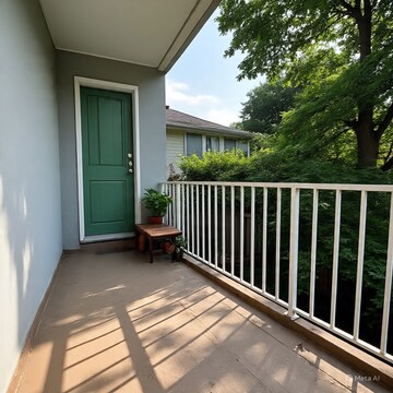 Balcony in 2 BHK Apartment at Ganga Nagar – for Rent