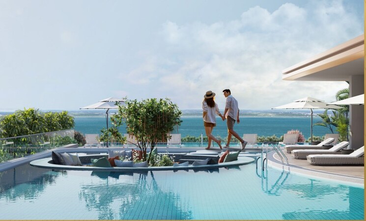 Swimming Pool, rajapushpa-casa-luxura 4 Bedroom 5735 Sq.Ft. Apartment In Narsingi Hyderabad 9620283