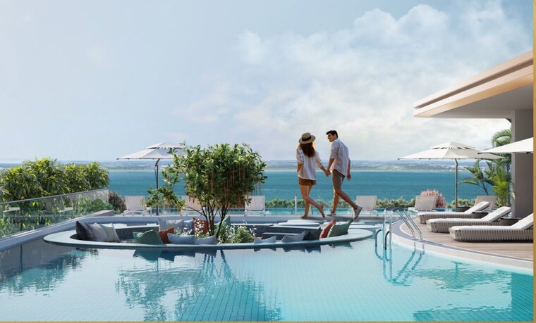 Swimming Pool, rajapushpa-casa-luxura 4 Bedroom 5735 Sq.Ft. Apartment In Narsingi Hyderabad 9620283