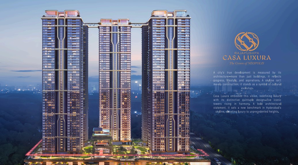 4 BHK + Extra Room Apartment For Sale in Rajapushpa Casa Luxura