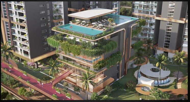 Balcony, rajapushpa-casa-luxura 4 Bedroom 5735 Sq.Ft. Apartment In Narsingi Hyderabad 9620283